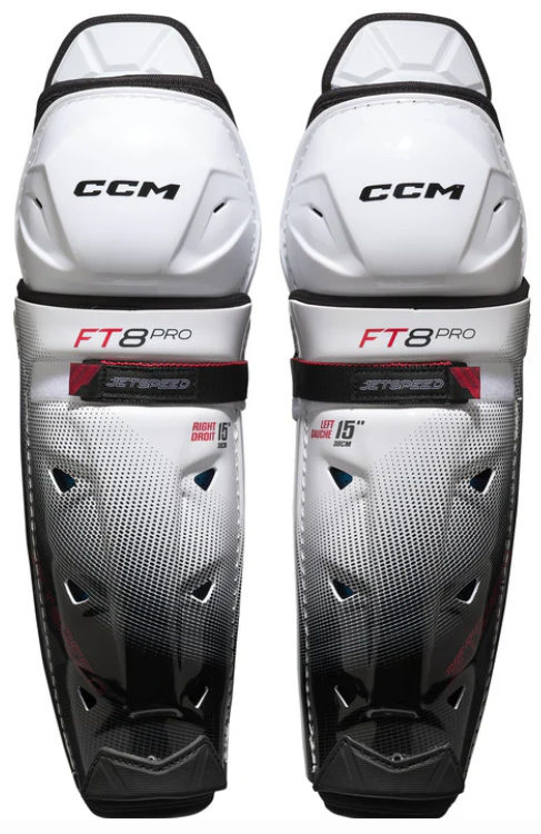 CCM Jetspeed FT8 Pro Shin Guards - Senior