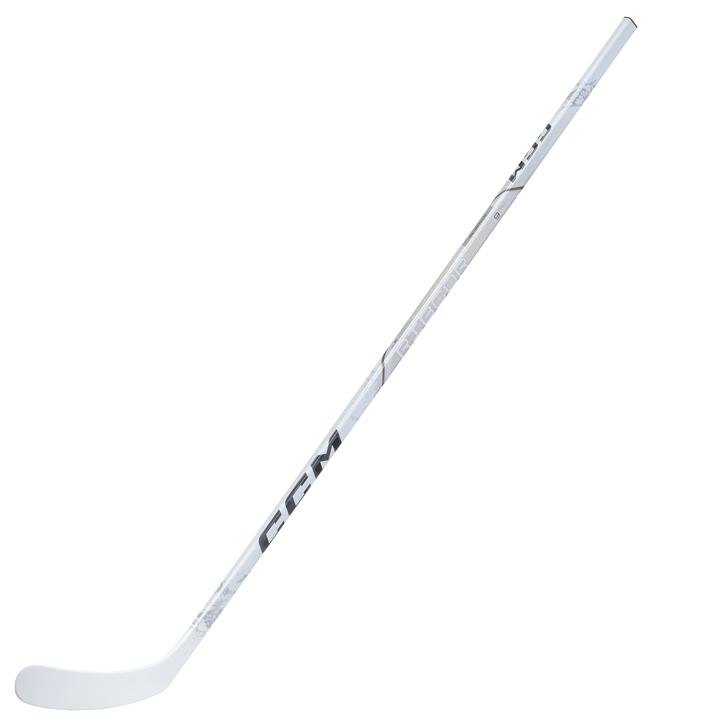 CCM Ribcor Trigger 9 Pro (WHITE) Hockey Stick - Senior