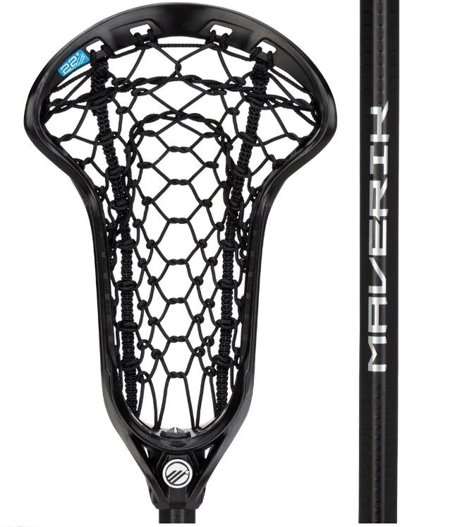 Maverik Ascent Pro Women's Complete Lacrosse Stick Strung with Hex Pocket